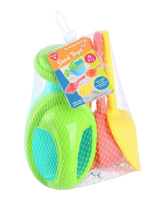 Playgo Sand Play Set Colorful Beach Toys 4 Pieces