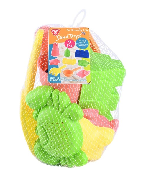 Playgo Sand Play & Mould Set 9 Pieces