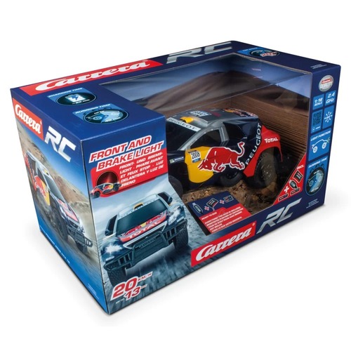 Carrera R/C Peugeot 08 Dkr 16 Red Bull 1:16