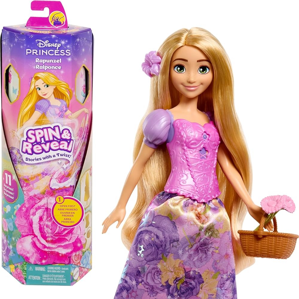 Mattel Disney Princess Fashion Doll Spin & Reveal Rapunzel - Wave 1