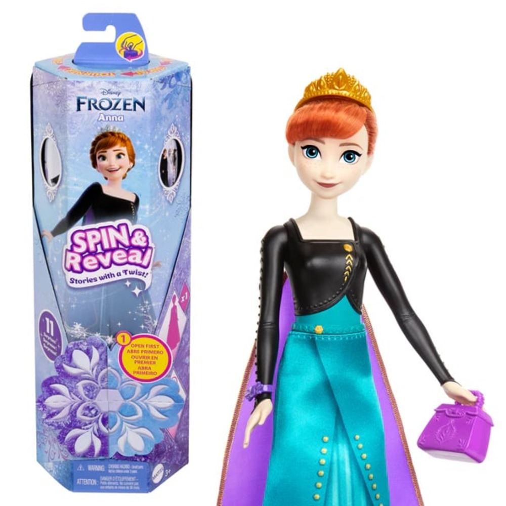 Mattel Disney Frozen Fashion Dolls Spin & Reveal Anna
