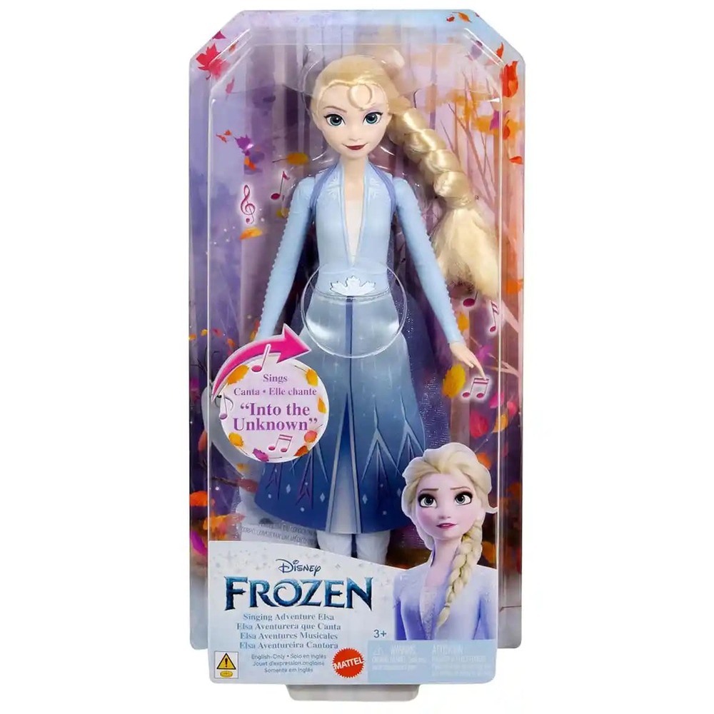 Mattel Disney Frozen Fashion Dolls Singing Doll Elsa  "Into The Unknown" -  English
