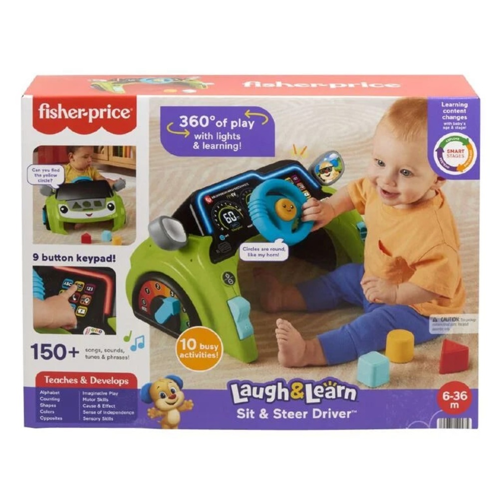 Mattel Fisher-Price Laugh & Learn   Sit & Steer Driver