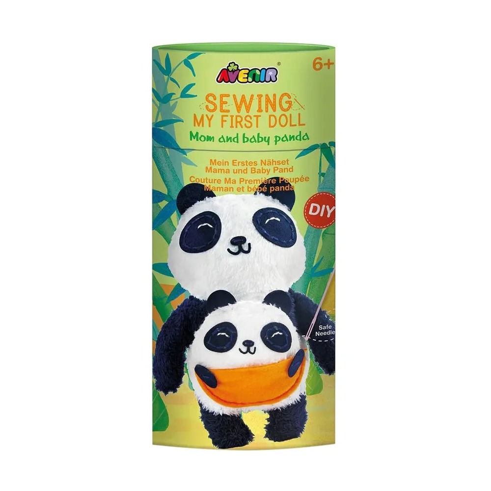 Avenir Sewing My First Doll Mom And Baby Panda