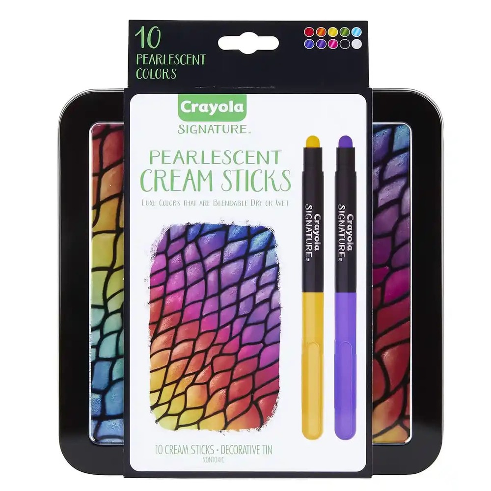 Crayola Signature, 10 Ct. Pearlescent Gel Sticks