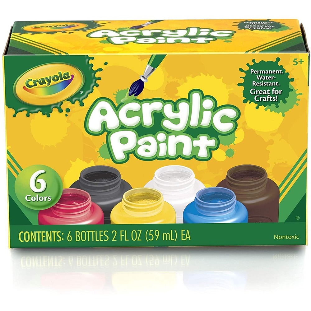 Crayola 6 Ct. Acrylic 2-Oz. Paint Set