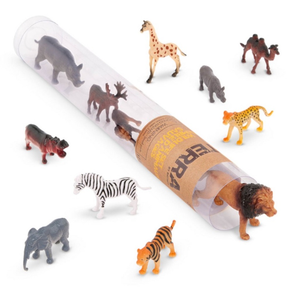 Battat Terra 12 Pcs Wild Animals 4-8Cm