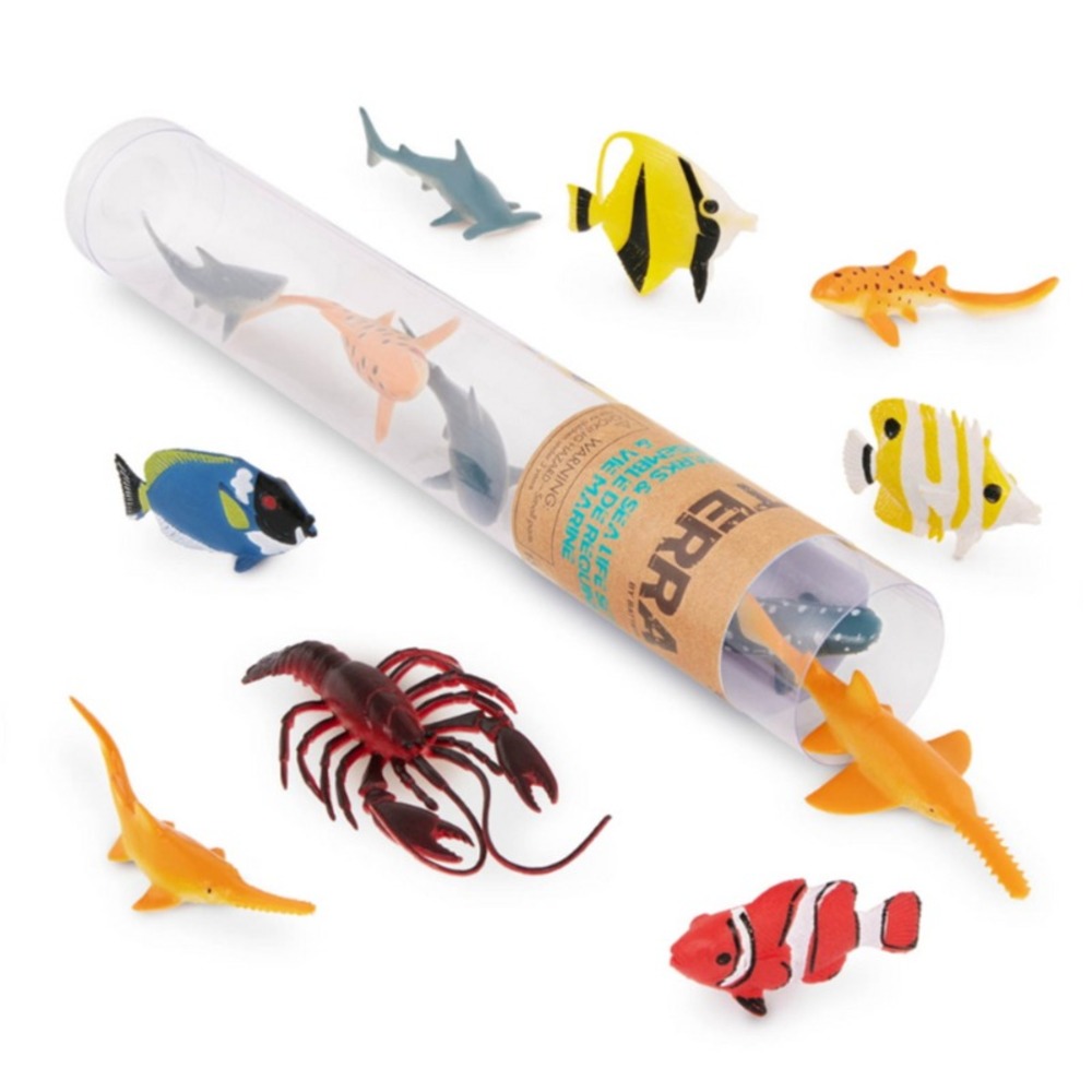Battat Terra 13 Pcs Ocean Animals 5-12Cm