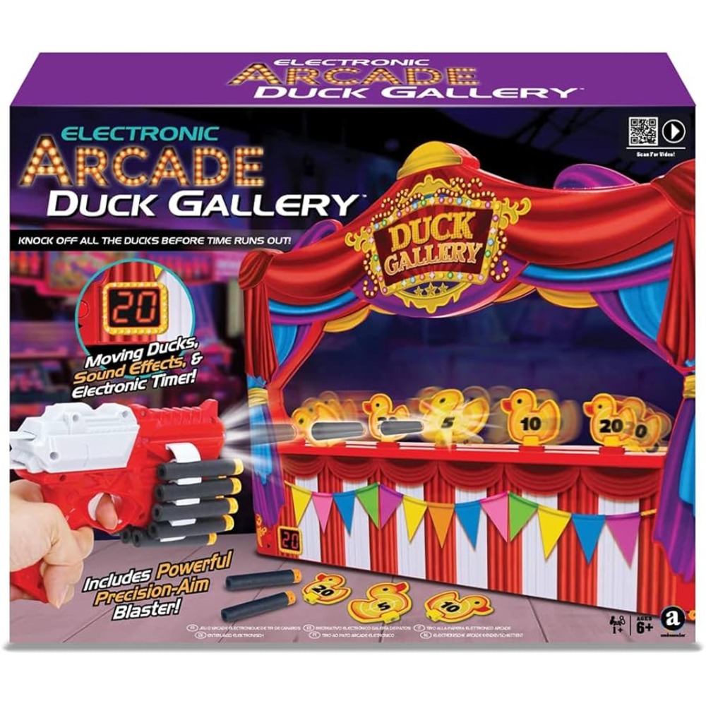 Ambassador Electronic Arcade Duck Shooting Gallery (Hyper Neon Black Series)
