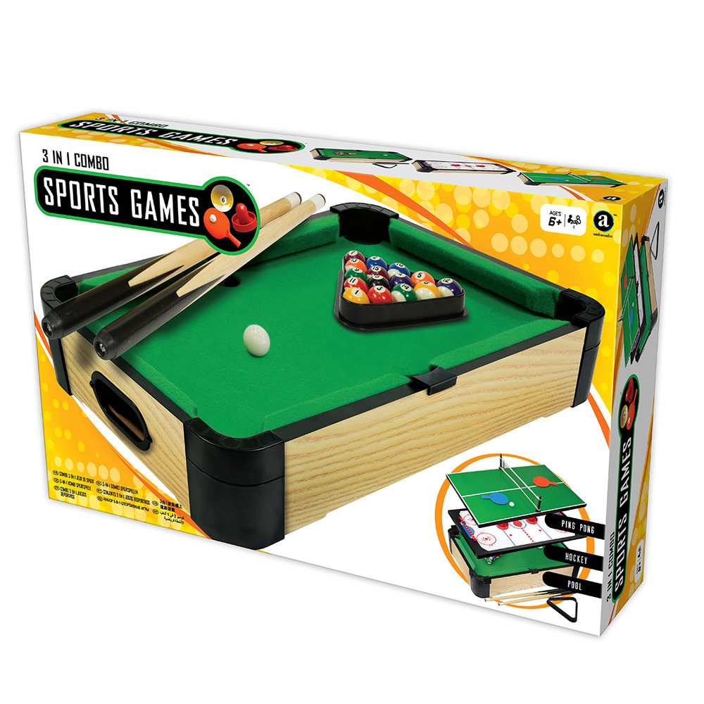 Ambassador Triple-Play Tabletop Pool20 (50Cm)