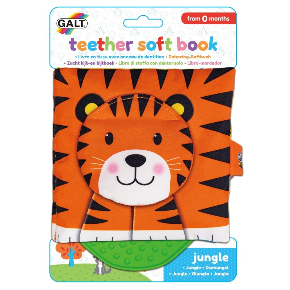 Galt Teether Soft Book - Jungle