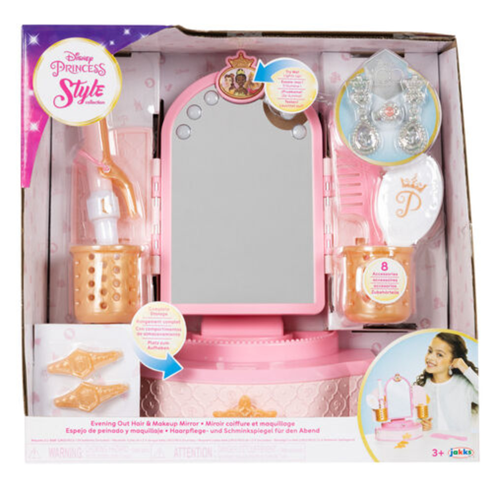 Jakks Pacific Disney Princess Style Hair & Makeup Mirror B/O