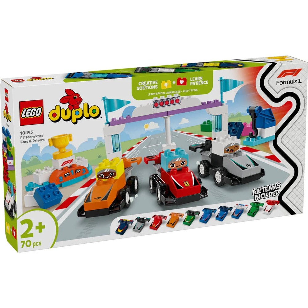 Lego Duplo  10445 F1 Team Racing Cars & Drivers