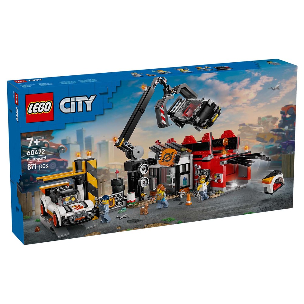 Lego City 60472 Scrapyard With Cars