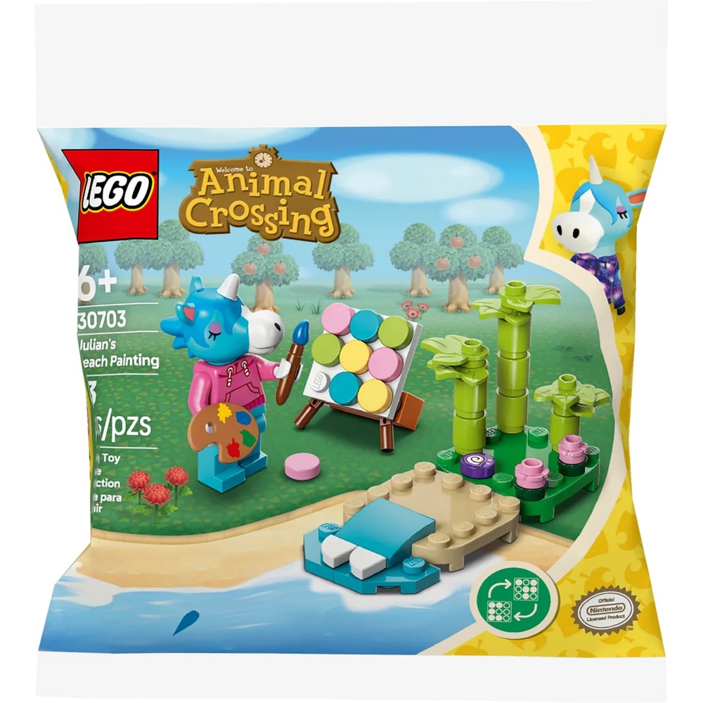 Lego Animal Crossing 30703 Julian'S Beach Painting