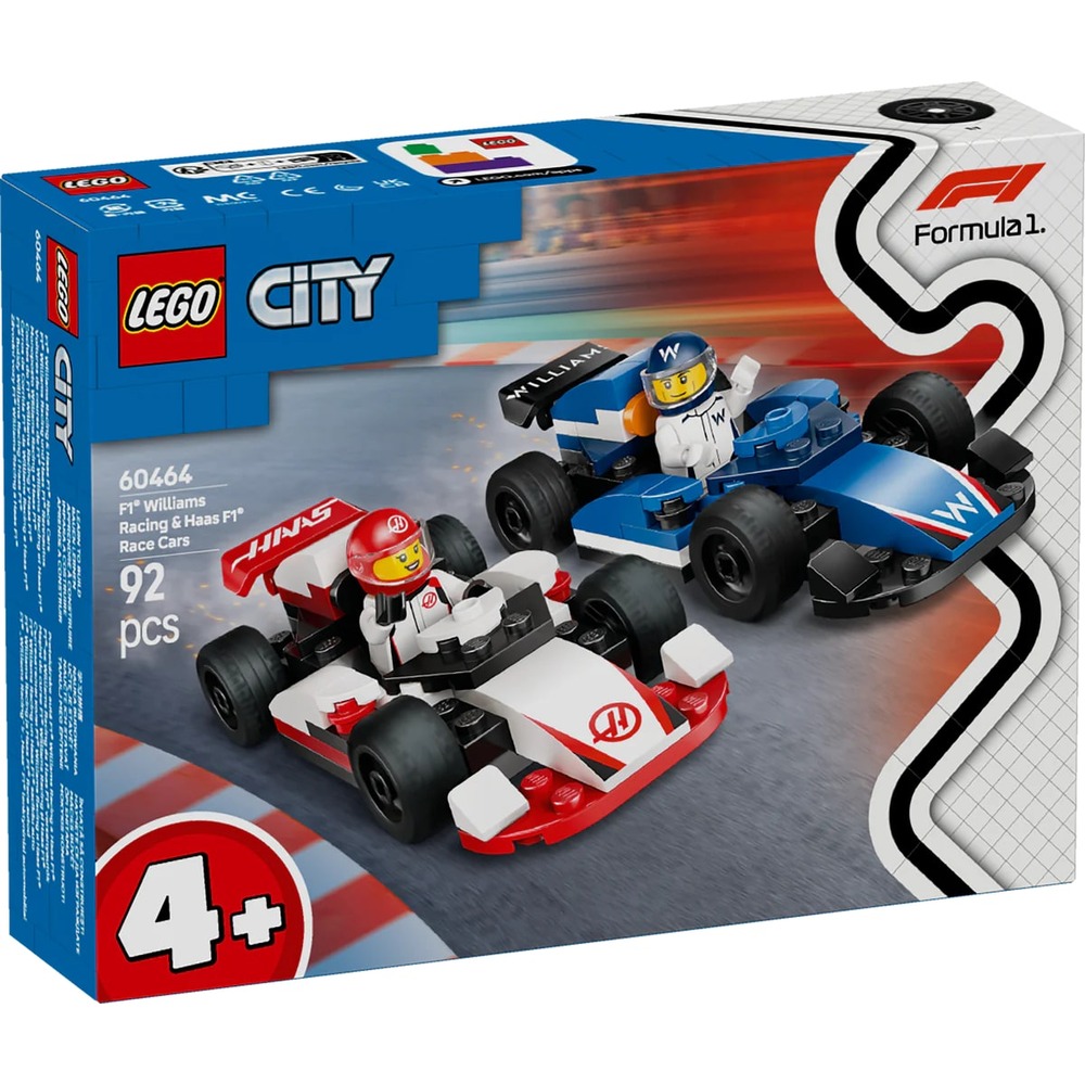 Lego City  60464 F1 Williams Racing & Haas F1 Race Cars