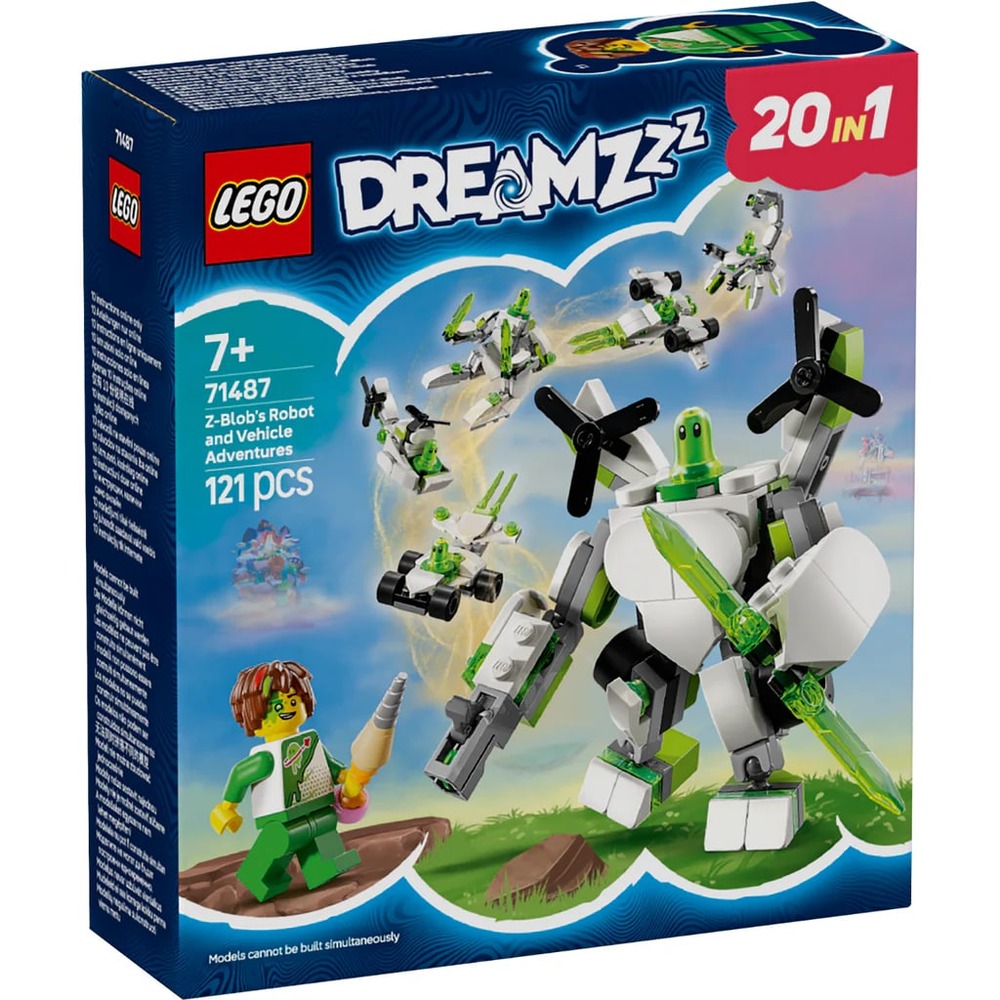 Lego Dreamzzz 71487 Z-Blob'S Robot And Vehicle Adventures