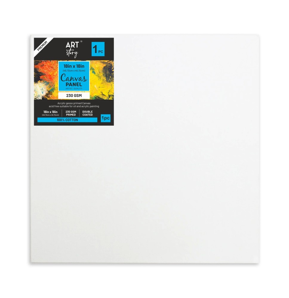 Faber Castell Canvas Board Thin 18x18 Inch 1Pc