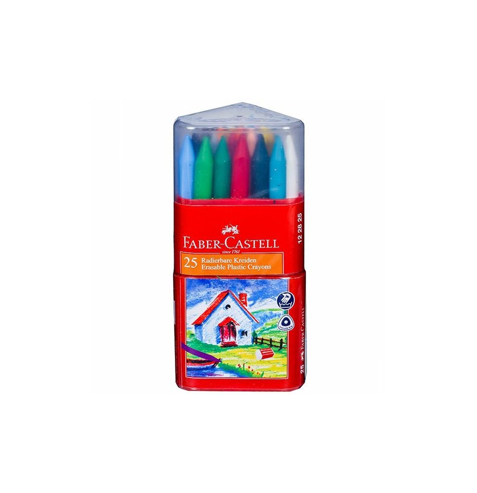 Faber-Castell Plastic Crayons 25Pc 1Pck