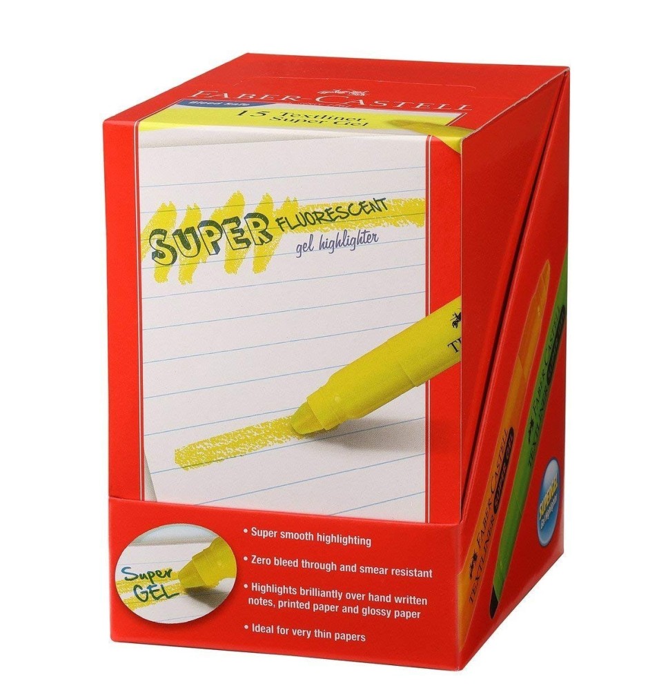 Faber-Castell Textliner Super Gel 15Pc 1Pck