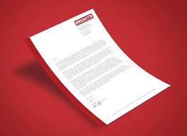Letterhead A4 Comander