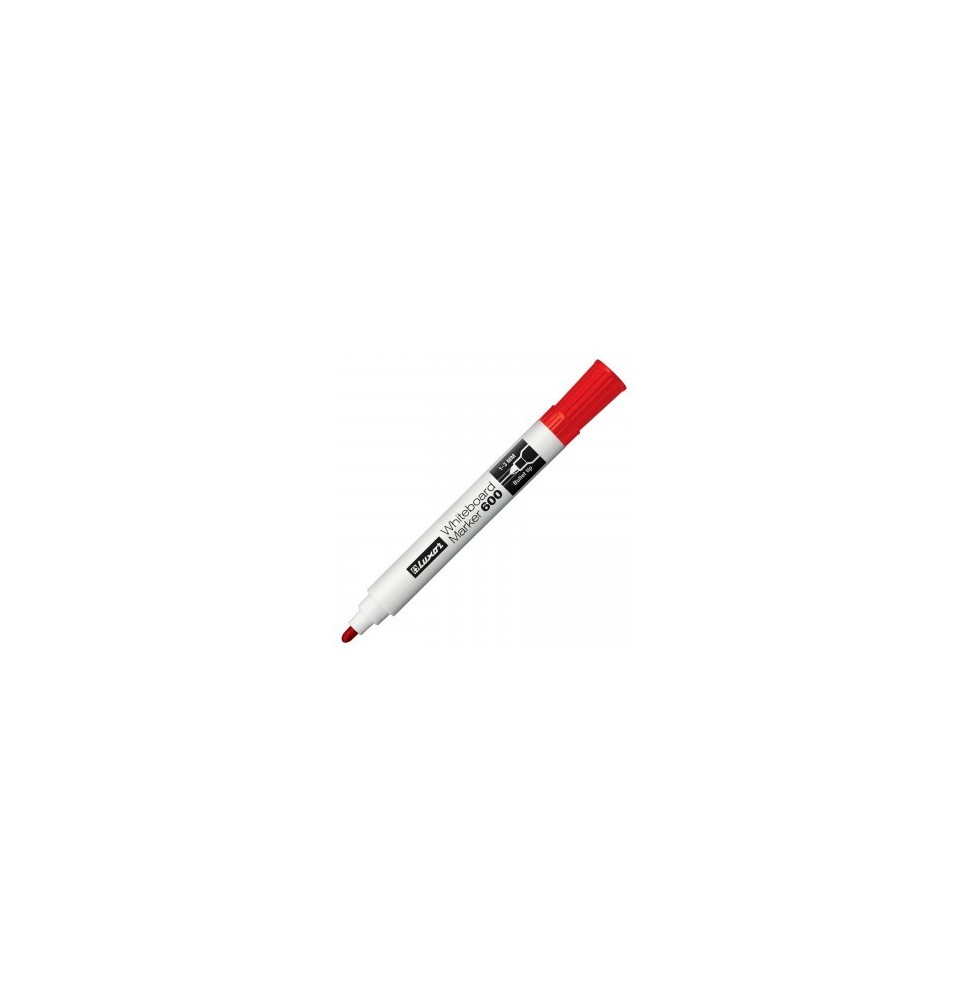 Luxor Bold Colors Whiteboard Marker-600 Red 1Pc