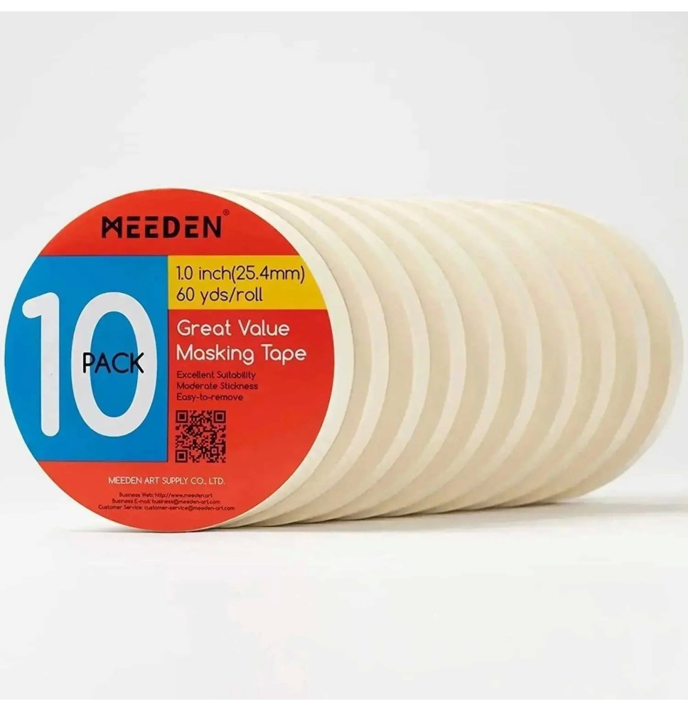 Meeden Masking Tape 0.5 10Pc 1Rol