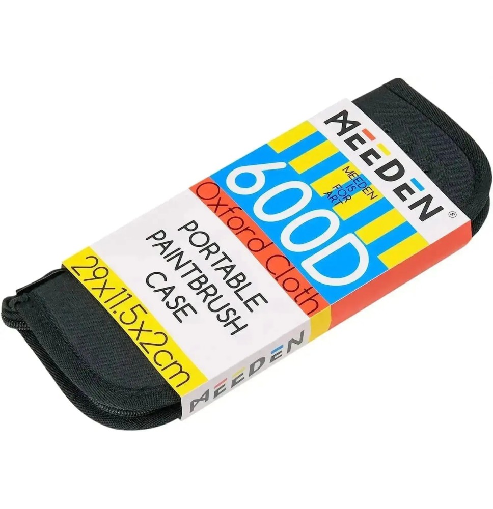 Meeden Portable Paint Brush Case 29x11.5x2Cm 1Pc
