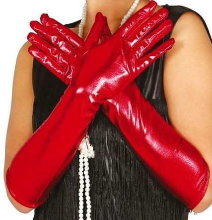 RED GLOVES, 44 CM