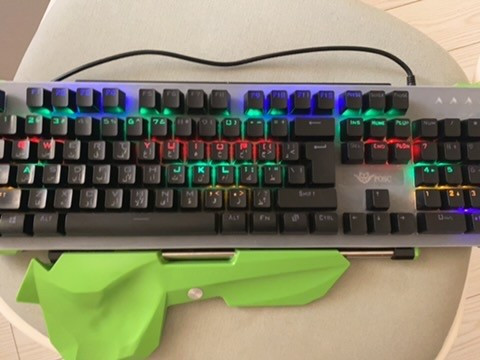 POSC MECHANICAL ARABIC GAMING ENGLISH KEYBOARD