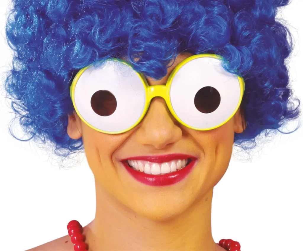 Glasses Big Eye Yellow