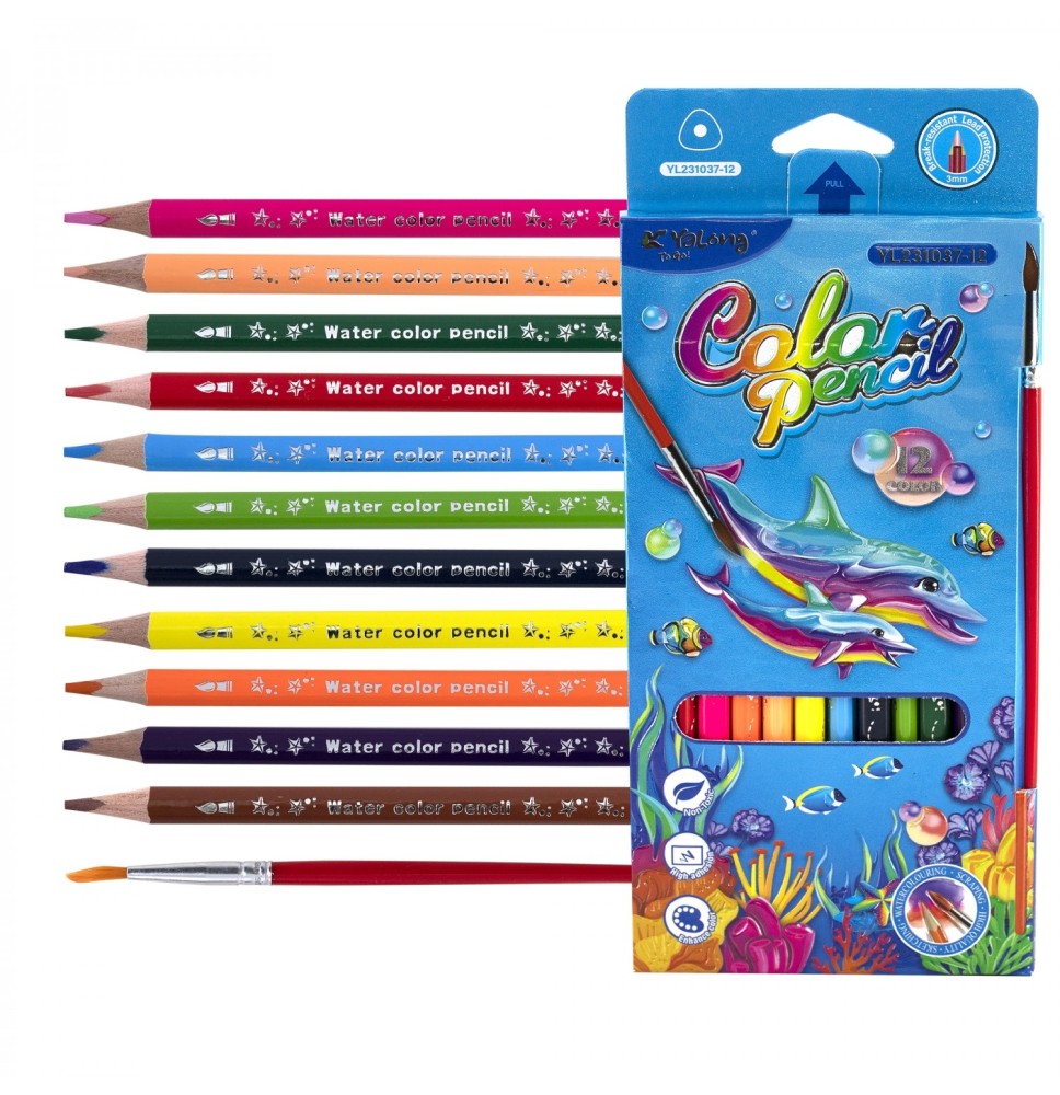 Yalong Color Pencil 12Pc 1Pck