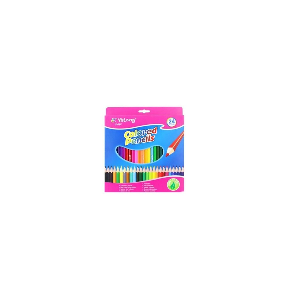 Yalong Color Pencil 24Pc 1Pck