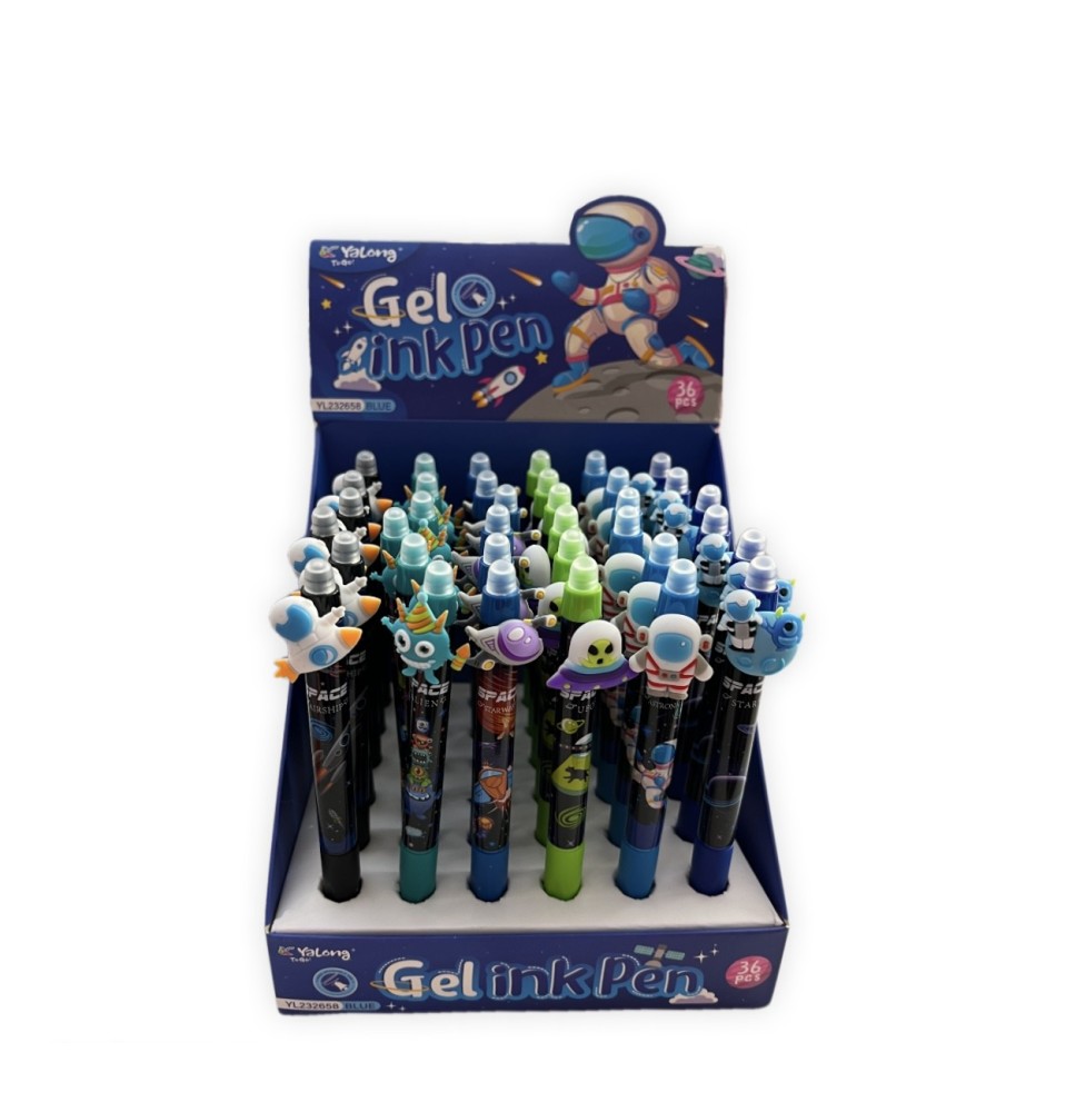 Yalong Erasable Gel Iink Pen 36Pc 1Pck