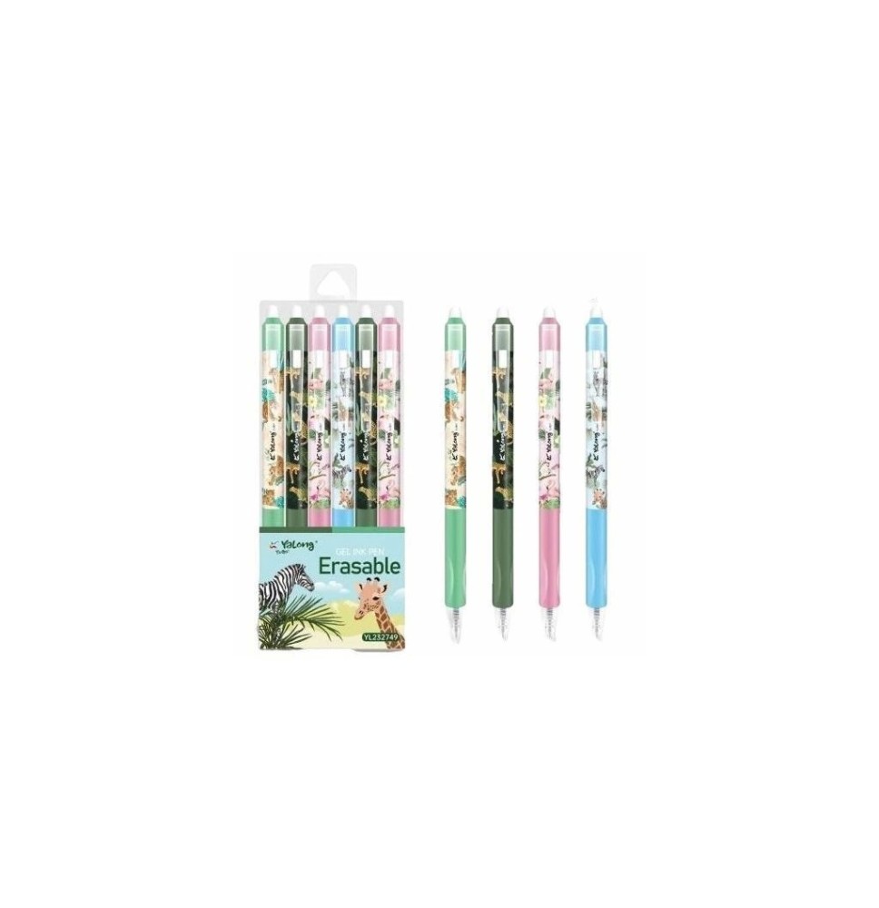Yalong Erasable Gel Ink Pen 12Pc 1Pck