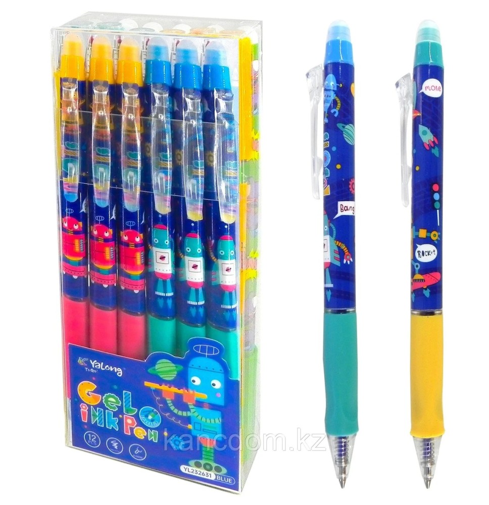 Yalong Erasable Gel Ink Pen 12Pc 1Pck