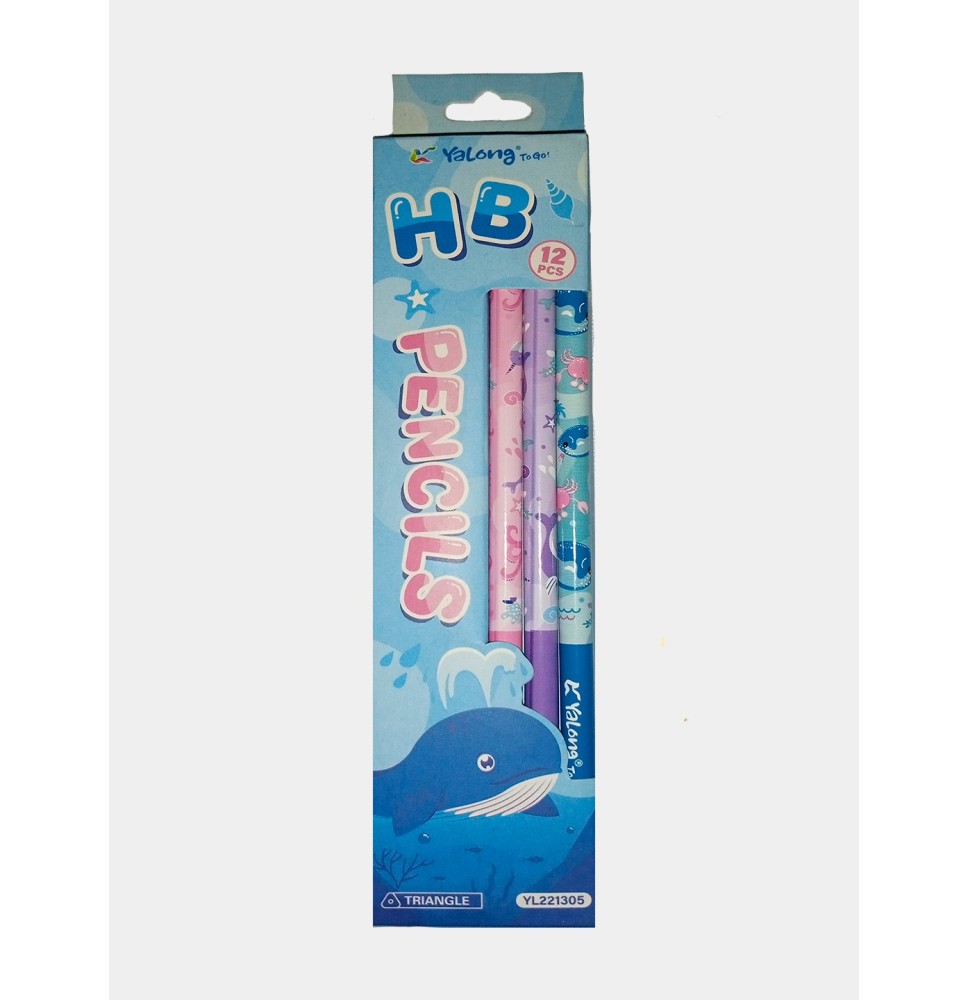 Yalong HB Pencil 12Pc 1Pck