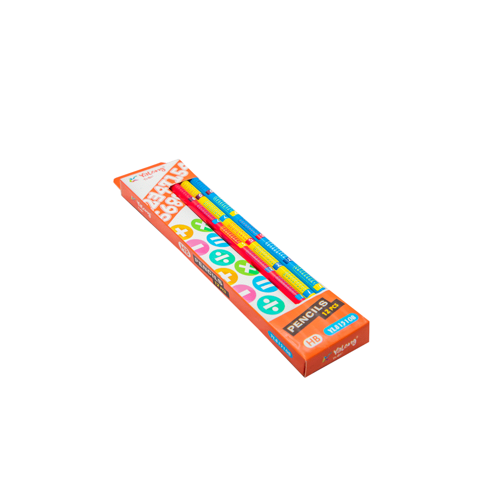 Yalong Hb Pencils 12Pc 1Pck