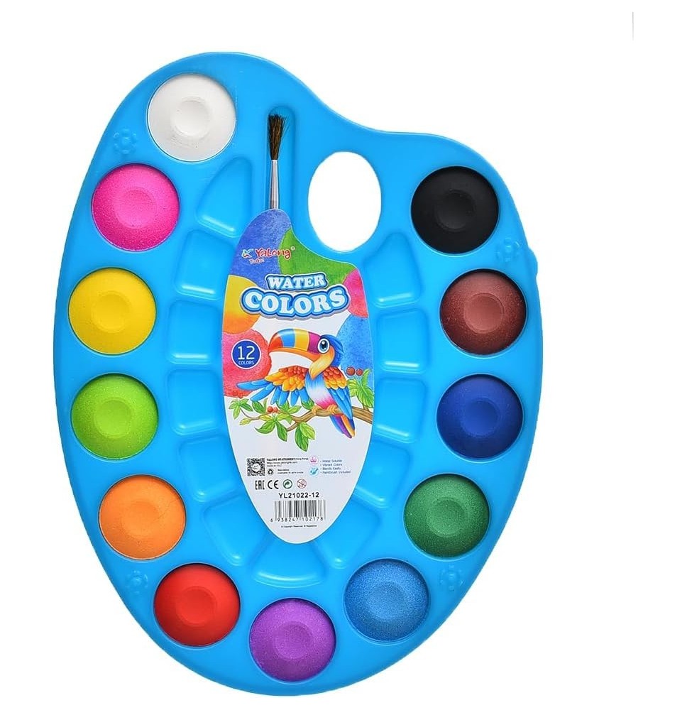Yalong Water Color 12 Colors 1Pck