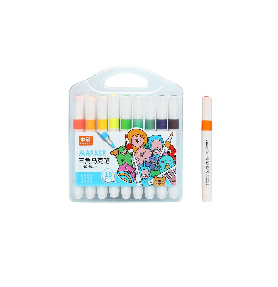 ZhongCai Marker 18Pc 1Box