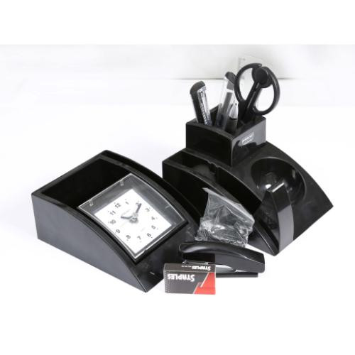 Desk Set With Clock