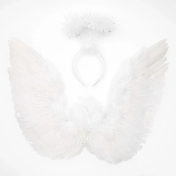 2pc. Angel Accessory Kit - White