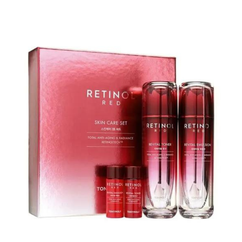 TONY MOLY - Red Retinol Skin Care 2 Set