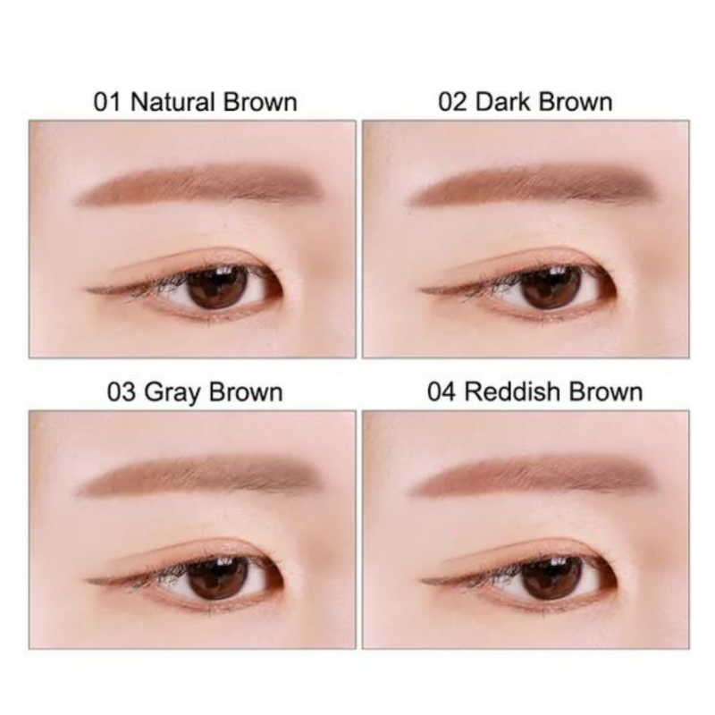 TONY MOLY - THE SHOCKING Vegan Brow Easy Flat - 02 DARK BROWN