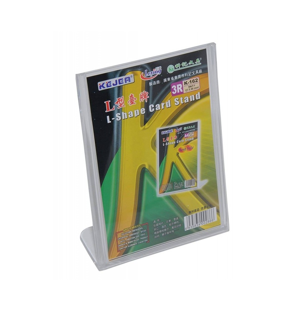 Kejea L-Shape Card Stand 3R 127x89mm 1Pc