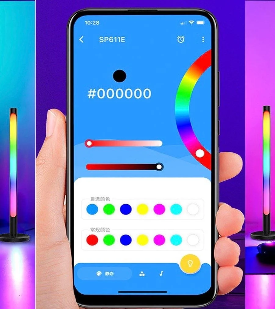 Double Side Led desktop table lamp