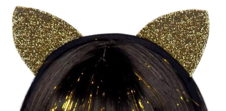Glitter Cat Ear Headband