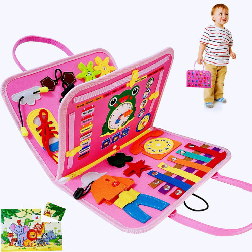 Sensory Activity Board Pink