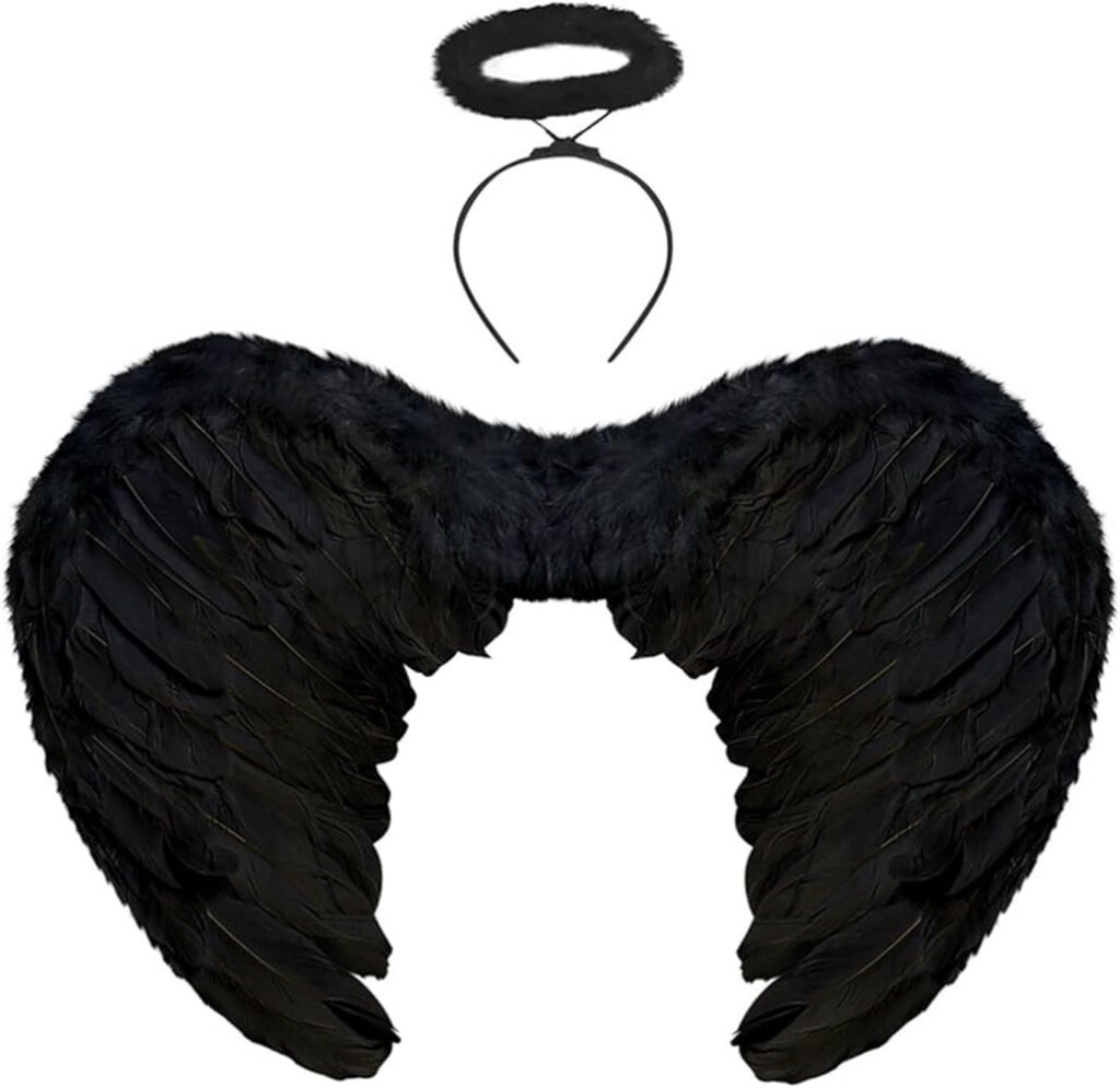 2pc. Angel Accessory Kit - Black