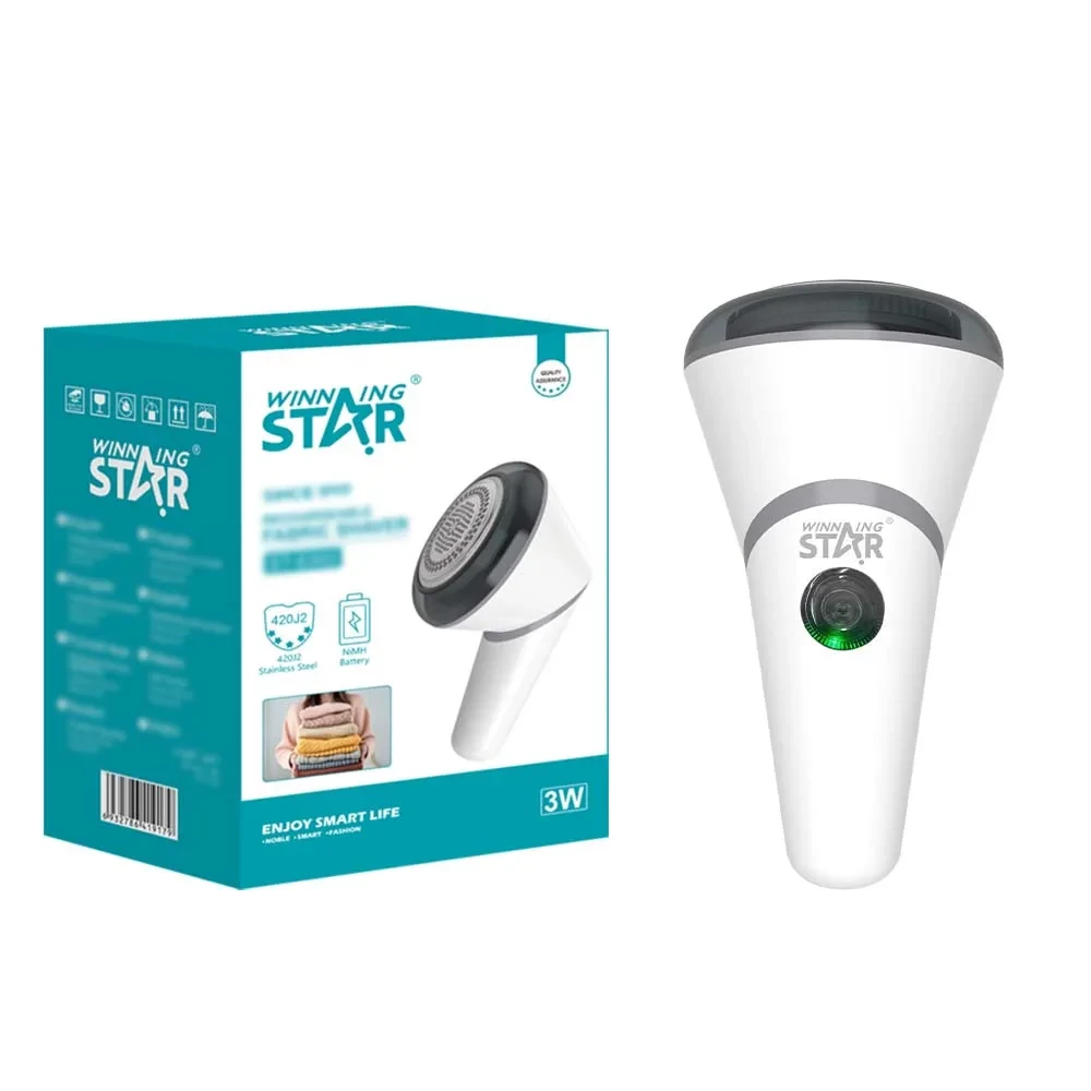 WINNING STAR ST-6302 Clothes Hair Ball Trimmer Rechargeable Portable Fabric Shaver and Lint Remover